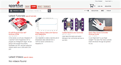 Desktop Screenshot of learn.sparkfun.com